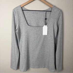 Universal Standard Gray Long Sleeve Top